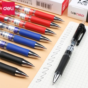 Deli stylos à bille rétractables 0.5 mm 12 pièces/boîte