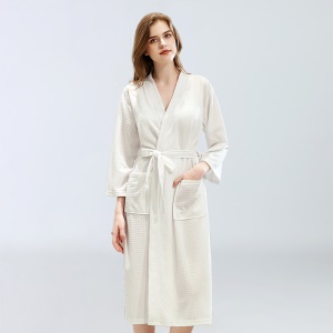Peignoir de bain pour couple en polyester absorbant