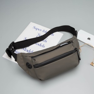 Sac banane/sac de poitrine pour homme étanche à l'épaule