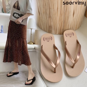 Tongs femme avec semelle épaisse antidérapante