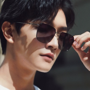 Lunettes de soleil polarisées pour hommes Monture en alliage résistant aux UV