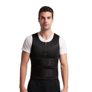 Body shaper zip double ceinture ventre fermé