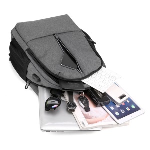 Sac à dos à épaules multifonction pour hommes USB