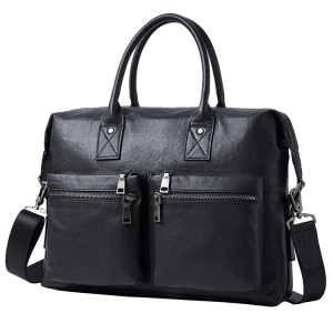Sac porte-documents pour hommes en cuir de vache