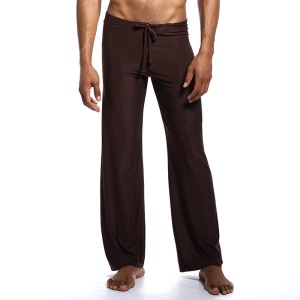 Hommes Pantalons de détente à lacets en Nylon