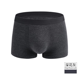 Sous-vêtements pour hommes en coton taille moyenne antibactérien et respirant