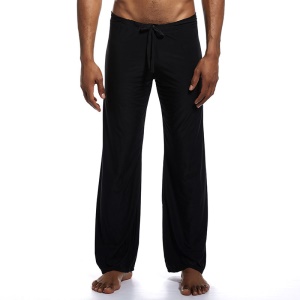 Hommes Pantalons de détente à lacets en Nylon