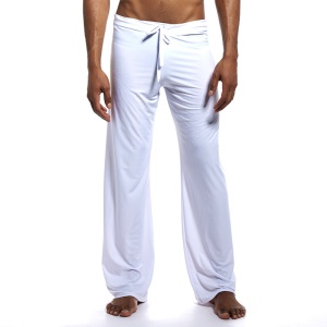 Hommes Pantalons de détente à lacets en Nylon