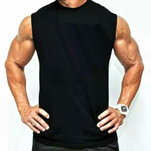 Débarteur de sport pour homme sans manches coton pour gym musculation