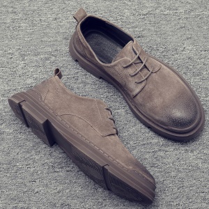 Chaussures en cuir véritable avec semelle antidérapante