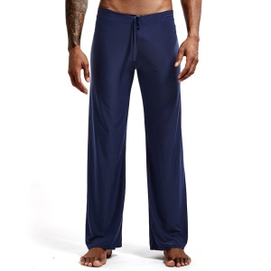 Hommes Pantalons de détente à lacets en Nylon