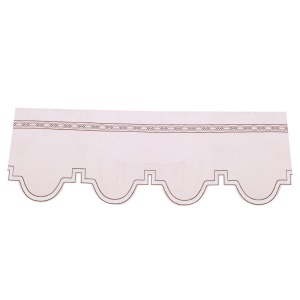 Demi-rideau décoration semi-ombragé 48 * 35cm