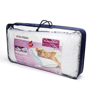 Oreiller  blanc  en coton 80 * 40 * 10cm