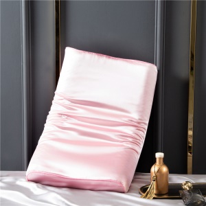 Taie d'oreiller double face en latex de soie 100% soie de mûrier