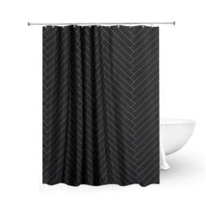 Rideau de douche en polyester étanche