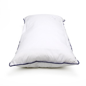 Oreiller  blanc  en coton 80 * 40 * 10cm