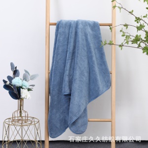 Serviette de bain en peluche de corail avec une forte absorption d'eau