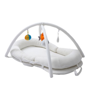 lit pour bébé pliable et portable matelas en latex à housse micro aéré anti transpirant