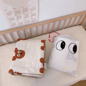 Couette de dessin animé pour enfants en coton doux