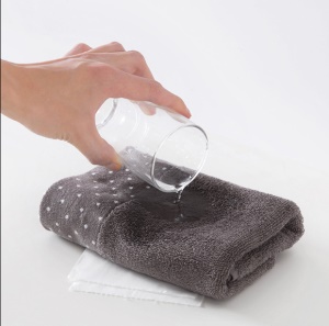 Ensemble de trois pièces de serviettes de bain en coton (1 * serviettes de bain + 2 * serviettes)