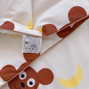 Couette de dessin animé pour enfants en coton doux