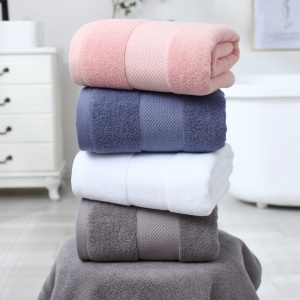 Serviette de bain en coton double face 70 * 140cm