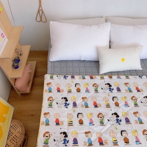 Couette de dessin animé pour enfants en coton doux
