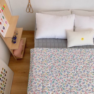 Couette de dessin animé pour enfants en coton doux