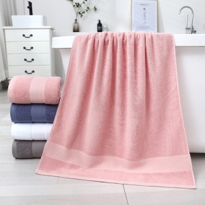 Serviette de bain en coton double face 70 * 140cm