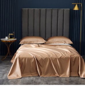 Drap de lit de deux places en coton