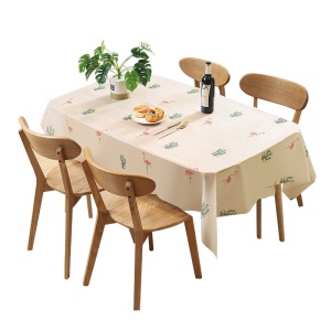 Nappe pour table basse rectangulaire Résistant à l'eau et à l'huile et non lavable