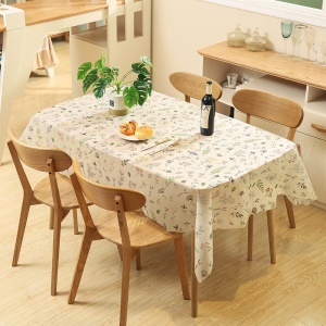 Nappe pour table basse rectangulaire Résistant à l'eau et à l'huile et non lavable