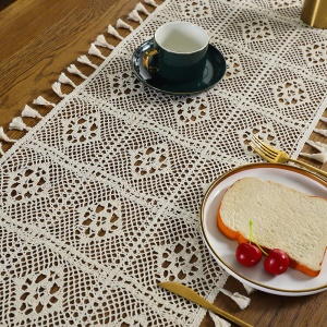 Nappe en polyester beige