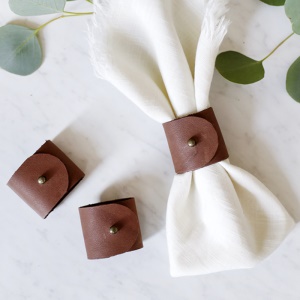 Serviettes en cuir Spécial hôtel/restaurant