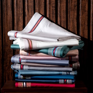 Draps de lit en coton  lisse et confortable