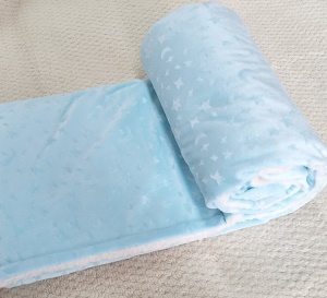 Couverture de lit super souple double couche 110 * 80cm