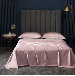 Drap de lit de deux places en coton