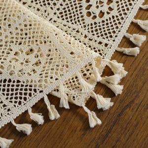 Nappe en polyester beige