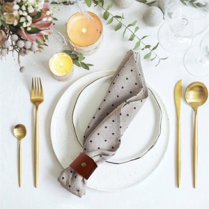 Serviettes en cuir Spécial hôtel/restaurant