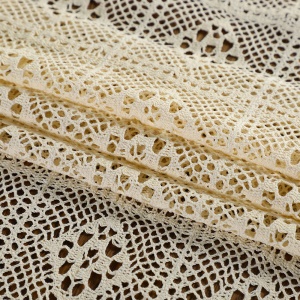 Nappe en polyester beige