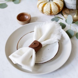Serviettes en cuir Spécial hôtel/restaurant