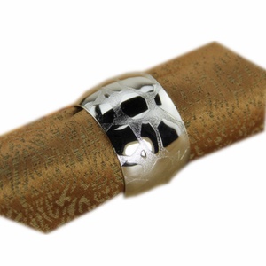 Boucle de serviette en cuir de type tambour
