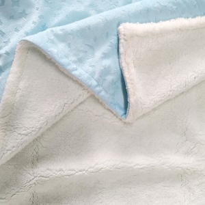 Couverture de lit super souple double couche 110 * 80cm