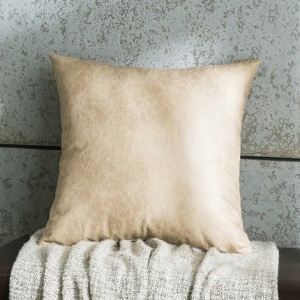 Housse de coussin carrée en daim pour le salon