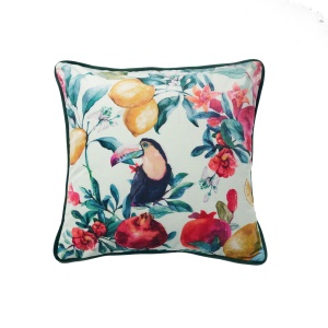 Housse de coussin d'impression numérique en peluche