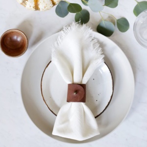 Serviettes en cuir Spécial hôtel/restaurant