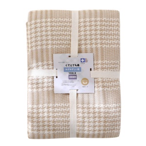 Couverture en coton et en fibre de bambou