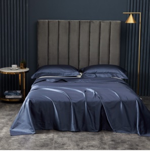 Drap de lit de deux places en coton