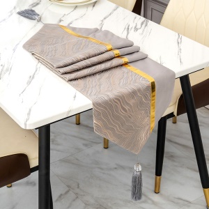 Nappe pour table à manger et table basse Imperméable Moderne Léger Luxe Or