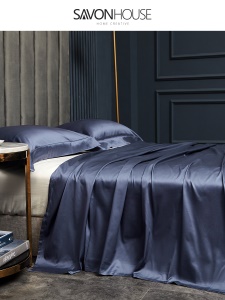 Drap de lit de deux places en coton